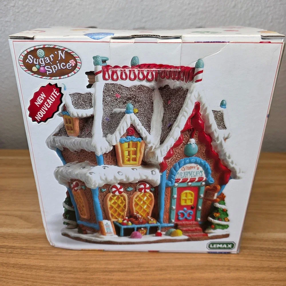 Lemax Sugar N Spice Ginger's Ornaments Retired Christmas Village 2005 With Box